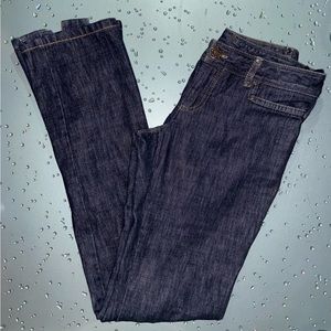 Gucci Pants Jeans Open Snap Up Back Legs Flare Bottoms Size 38